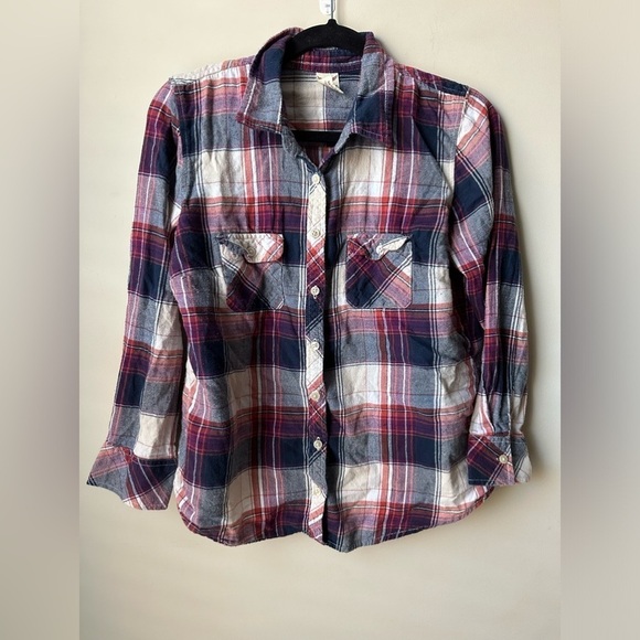 Faded Glory Tops - Faded Glory Women’s Plaid Flannel Shirt Size M (8-10)